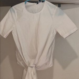 ASOS new look tie front shirt